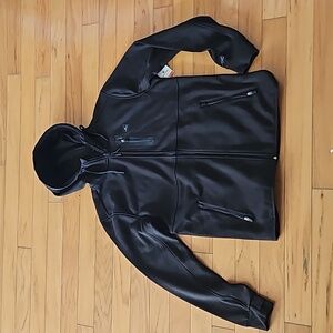 NWT Men's Rip Curl Hooded Fleece. "Anti-Series Departed Zip Through". Blk/Blk. M